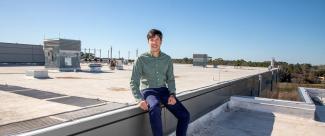 Assistant Professor Pedro Fernández-Cabán studies how structures can be designed for more disaster resiliency, an important topic in the Southeast. (Mark Wallheiser/FAMU-FSU College of Engineering)